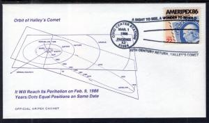 US Halley's Comet Aripex 1986 Cover