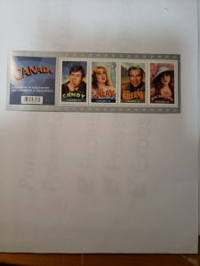 2006 CANADA #2153: VF MNH 'Canadians in Hollywood' - Souvenir Sheet of 4