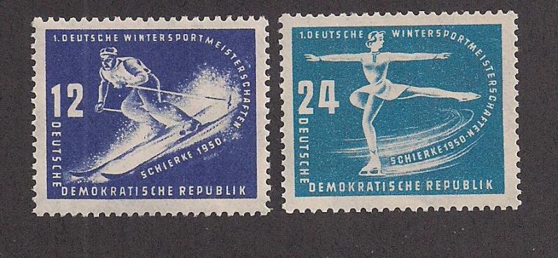 GERMANY - DDR SC# 51-2 F-VF MNH 1950