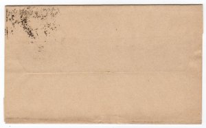 Great Britain QV 1p wrapper used Liverpool to Buenos Aires Argentina, 1908