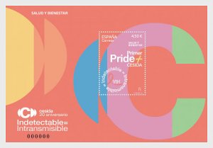 Spain / Spanje - Postfris/MNH - Sheet HIV 2022