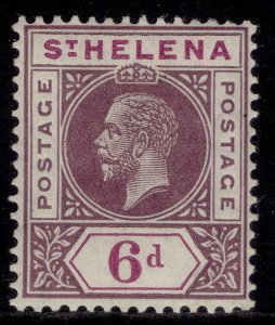 ST. HELENA GV SG86, 6d dull & deep purple, M MINT. Cat £14.