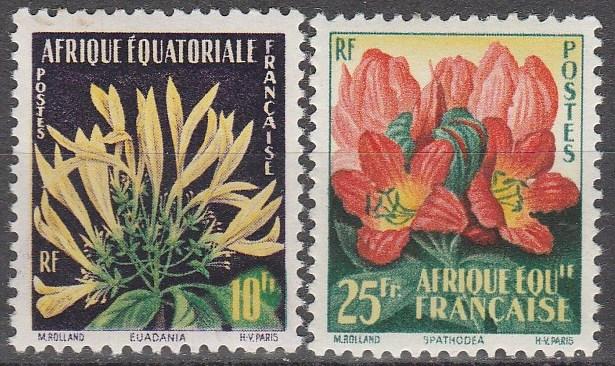 French Equatorial Africa #200-01   MNH F-VF CV $3.60  (S149)