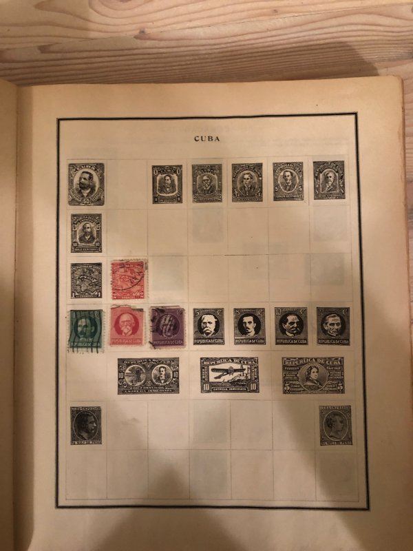 Modern Stamp Album Circa 1921