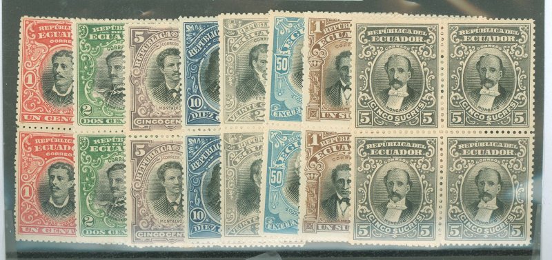 Ecuador #145-52  Single (Complete Set)