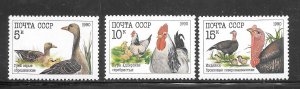 Russia #5909-11 MNH Set of 3 Singles  (my1)