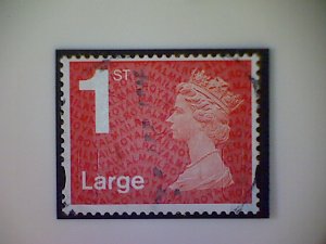 Great Britain, Scott #MH428, 2014, used (o), Machin: 1st Large, Royal Mail red