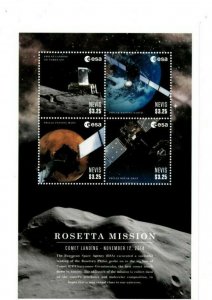 Nevis - 2015 - Space-Rosetta Mission  - Sheet of Four Stamps - MNH