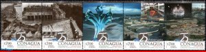 2859 MEXICO 2014 CONAGUA, 25TH ANNIV., NTL WATER COMMISSION, WATER DAMS, SET MNH