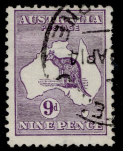 AUSTRALIA GV SG10, 9d violet, FINE USED. Cat £27.