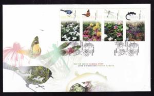 Canada-Sc#2145-stamps on FDC-Gardens-2006