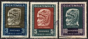 Guatemala SC #C182-C184 Used