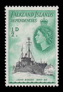 FALKLAND ISLANDS DEPENDENCIES YEAR 1954. SCOTT # IL19. UNUSED.  ITEM 3