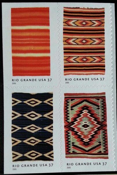 2005 37c Rio Grande Blankets, Block of 4 Scott 3926-29 Mint F/VF NH