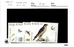 Ireland, Postage Stamp, #449-452 Mint NH, 1979 Birds (AD)