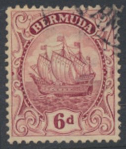 Bermuda  SG 86 SC# 91 Used purple/  claret see details and scans