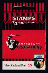 New Zealand 1594a Rugby Booklet MNH VF