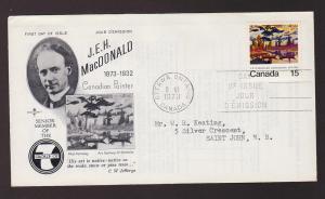 Canada 617 Rose Craft FDC 