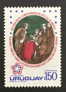 Uruguay 1976 #943, U.S. Bicentennial, MNH.