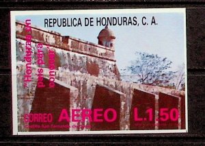 HONDURAS Sc C752+C782 NH REGULAR+OVERPRINTED S/S OF 1986 - CASTLE - FRENCH REVOL