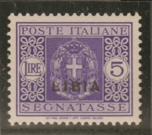 Italy Libia - Tax  n.22 cv 1200$ Super Centered  MNH**