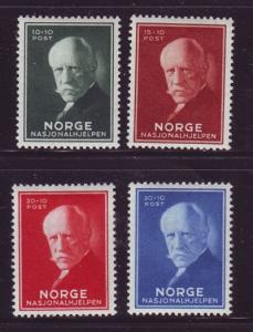 Norway Sc B15-8 1940 Nansen War Relief stamp set mint