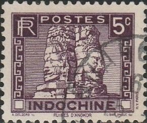 Inso-china, #154 Used, From 1931-41