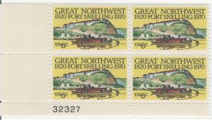 1409: Great Northwest - Plate Block - MNH - 32327-LL