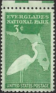 # 952 MINT NEVER HINGED EVERGLADES NATIONAL PARK