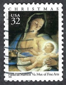 United States #3107 32¢ Madonna and Child (1996). Used.