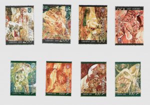 2008-2009 Ukraine stamps Ukrainian songs, series, painting  - MNH