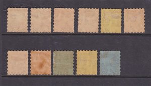 Turks & Caicos Islands 1928 KGV Sc 60-70 set MH