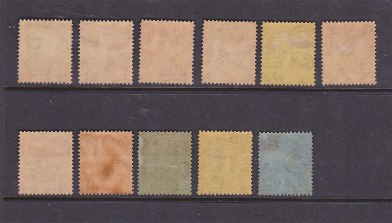 Turks & Caicos Islands 1928 KGV Sc 60-70 set MH