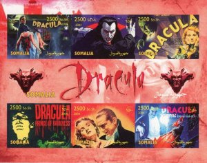 Somalia 2004 DRACULA BELA LUGOSI Movie Sheet Imperforated Mint (NH)