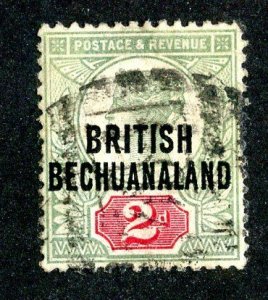 1891 Bechuanaland Sc.# 34 used cv $5 ( 646 BCXX )