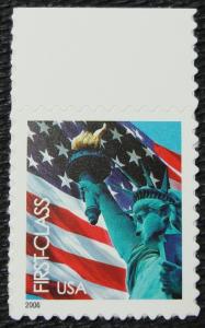 US #3966 MNH Single American Flag/Statue of Liberty SCV $.80