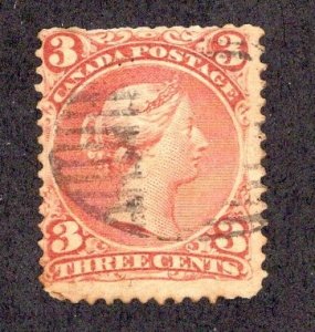 Canada #25 Used  *Minor Fault* ~jm-2035