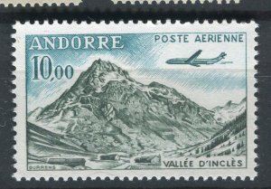 ANDORA; 1961 early Landscapes issue Mint MNH unmounted 10Fr. value