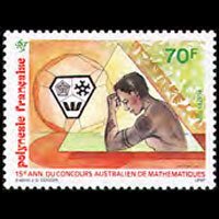 FR.POLYNESIA 1993 - Scott# 621 Methematics Set of 1 NH