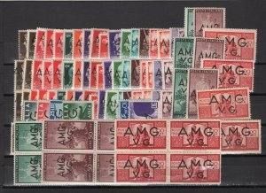 ITALY 1945-1954 AMG VG FTT TRIESTE BIG STOCK VERY HIGH RETAIL VALUE PERFECT MNH