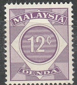 Malaysia        J6      (N**)   1966   Postage due