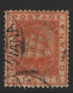 British Guiana SG 171x Sc#108 Used - watermark reversed