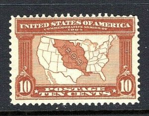 [ST]    US #327 SOUND Mint-NH 1904 LOUISIANA PURCHASE CENTENNIAL EXPO 