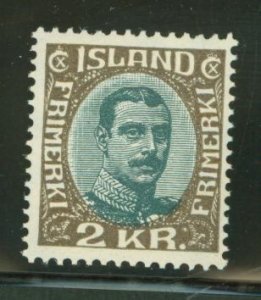 Iceland #127 Unused Single