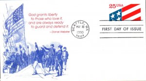 #2475 US Flag KMC FDC