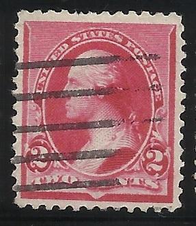 220 2c Used F/VF Centering