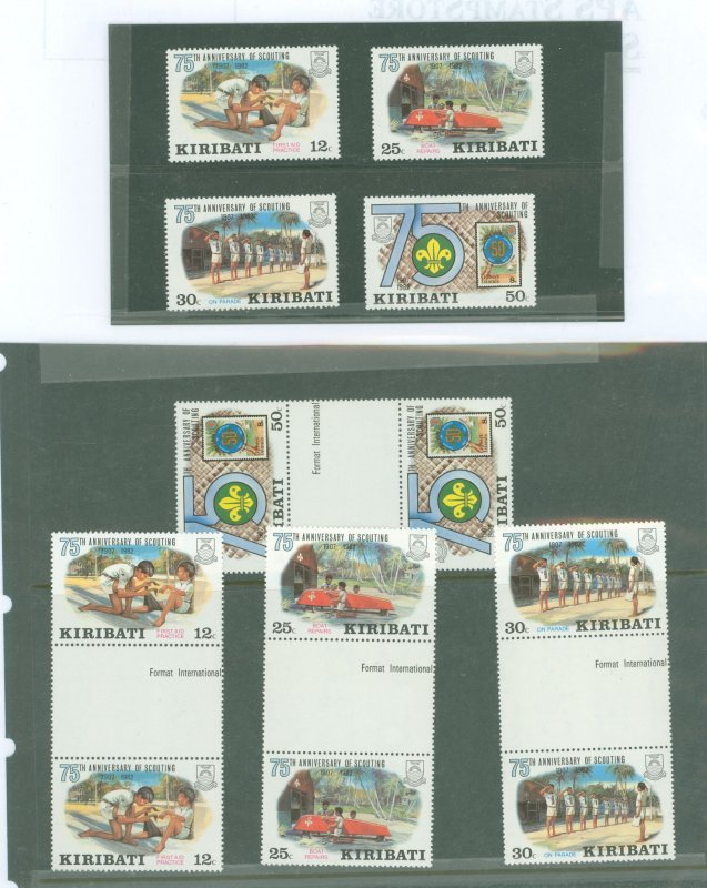 Kiribati #410-13 Mint (NH) Single (Complete Set)