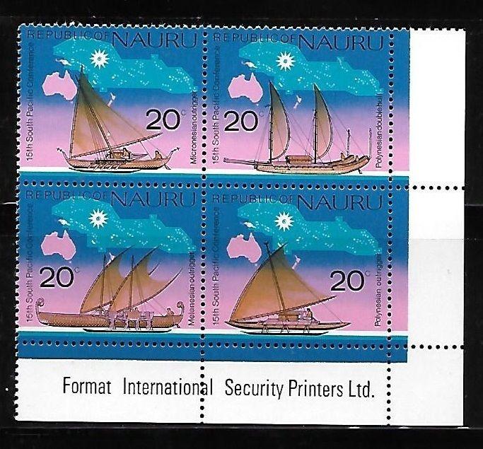 Nauru 1975 South Pacific Commission Conference ship MNH B9