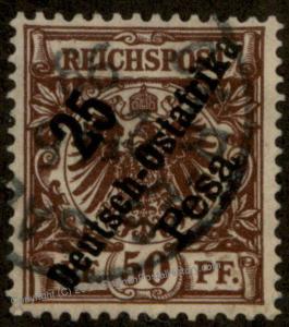 Germany 1898 East Africa Ostafrika DOA Michel 10 Used 89949