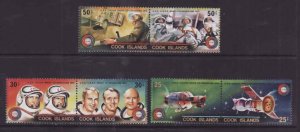 Cook Is.-Sc#427-9- id9-unused NH set-Space-Apollo-Soyuz-1975-